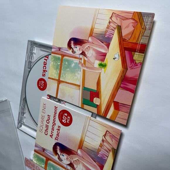 Square Enix Chill Out Arrangement Tracks 80s Mix CD Soundtrack w/ OBI + Sticker - Picture 5 of 6